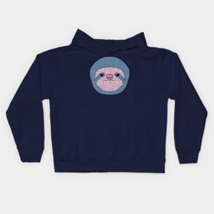 Sloth Face Kids Hoodie